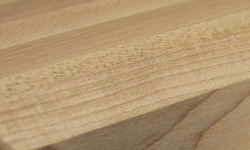 1/4" bevel edge close up example