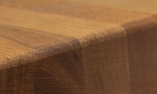 3/16" round edge example